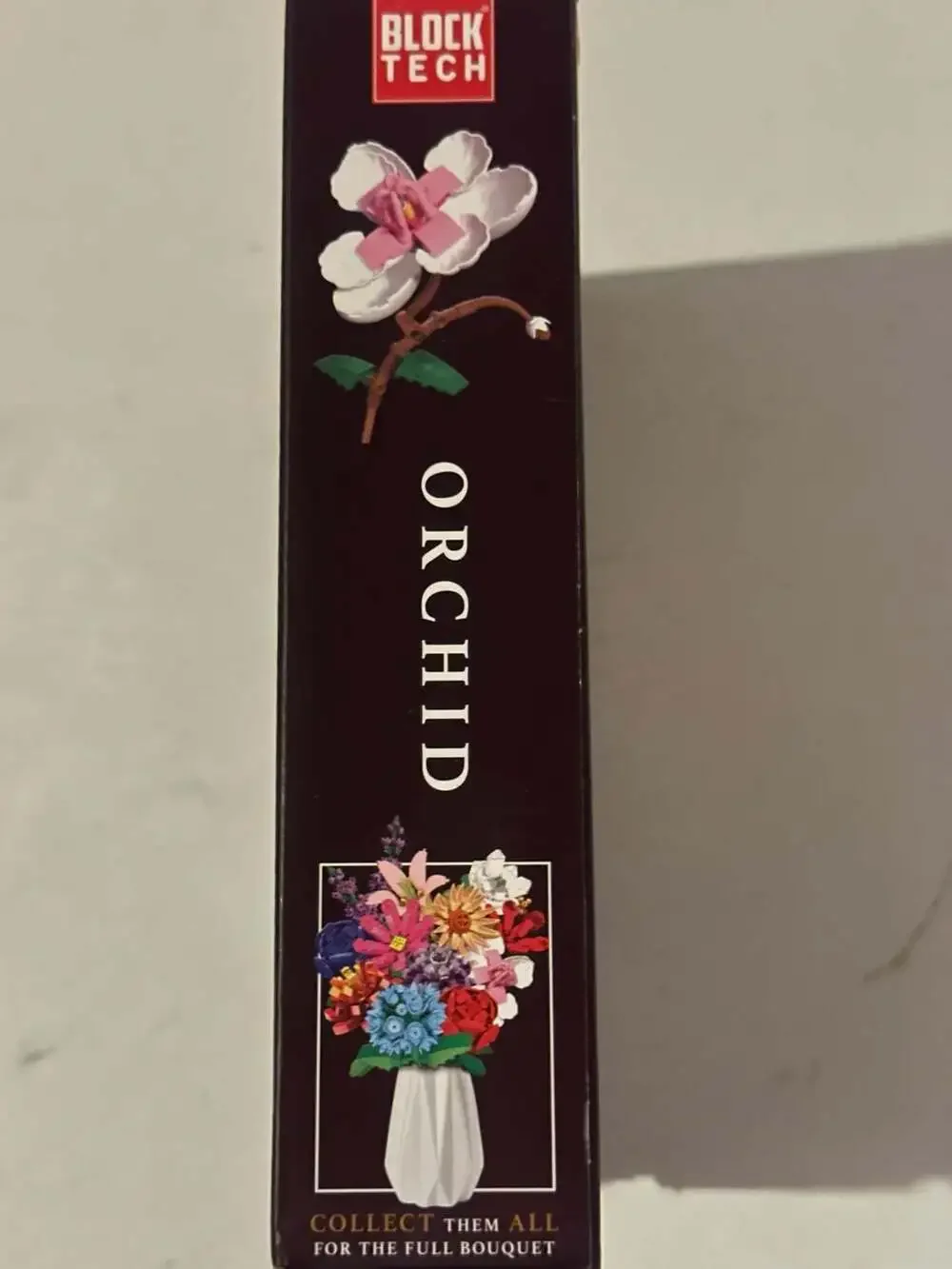 Block Tech Block Bouquet Orchid 65 Pieces Flower Building Blocks Set